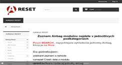 Desktop Screenshot of airbagreset.sk