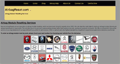 Desktop Screenshot of airbagreset.com